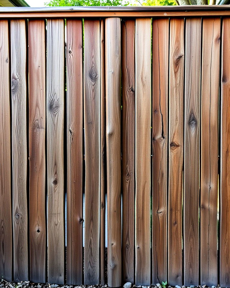 wabi sabi wooden fence design - 40 Japanese Fence Ideas