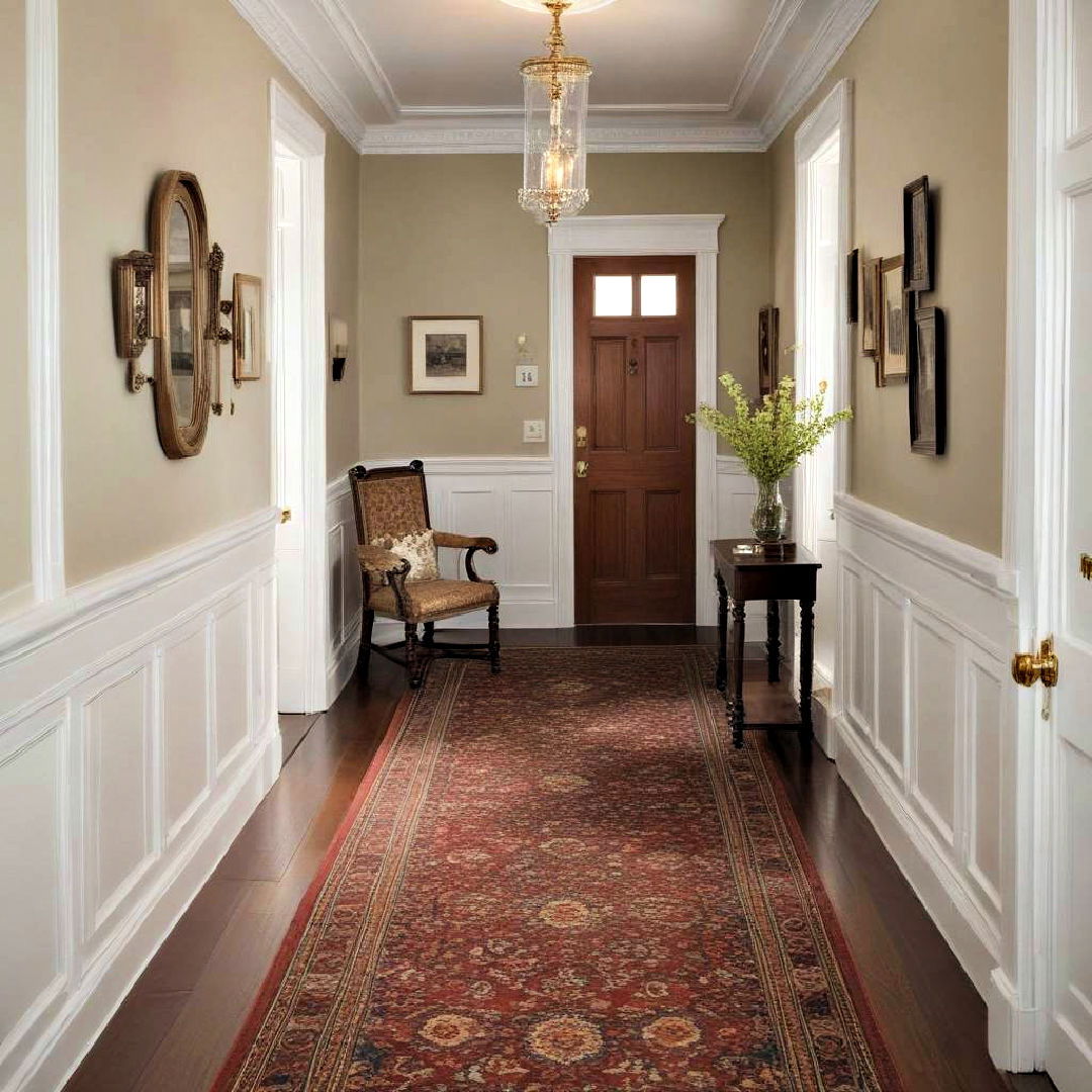 wainscoting panels ideas - 20 Victorian Hallway Ideas
