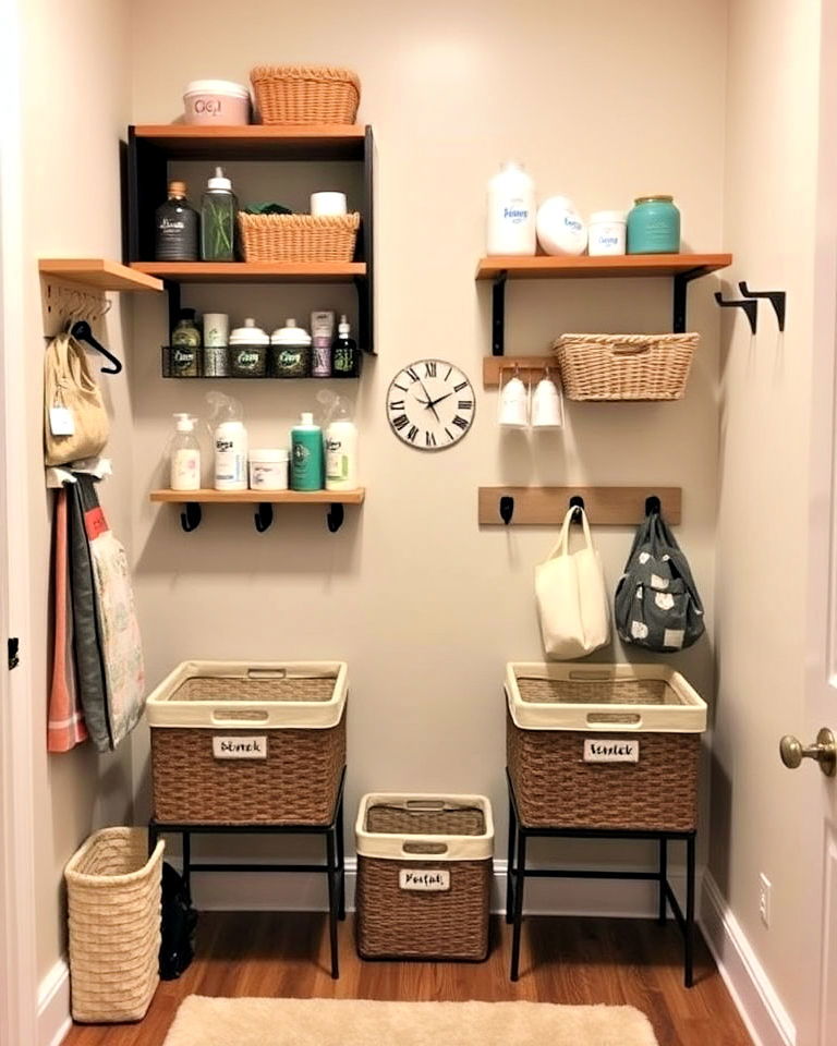 wall mounted storage ideas - 20 Lactation Room Ideas