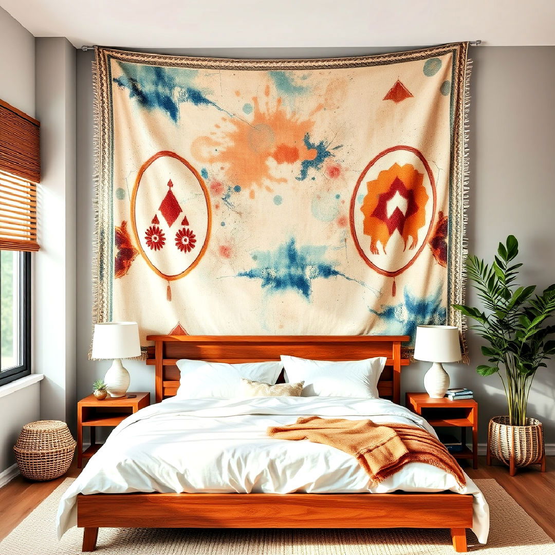 wall mounted tapestry for chill aesthetic room - 25 Chill Aesthetic Room Ideas