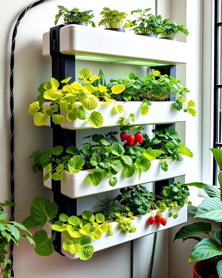 wall mounted vertical hydroponic garden - 40 Vertical Garden Ideas
