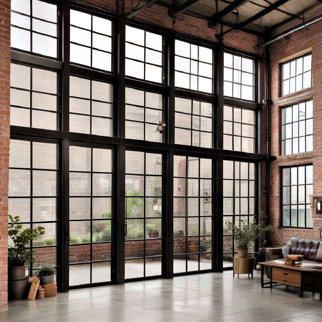 warehouse windows for industrial decor - 30 Industrial Decor Ideas