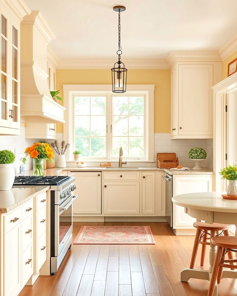 warm buttermilk tone - 20 Off-white Paint Colors for Room