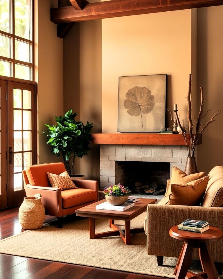 warm earth toned color palette ideas - 15 Prairie-style Interior Design Ideas