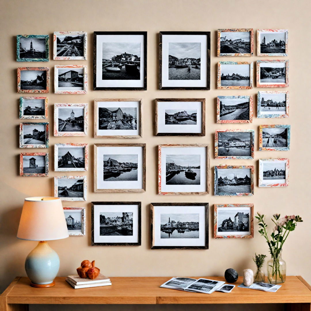 washi tape gallery wall - 40 Gallery Wall Ideas