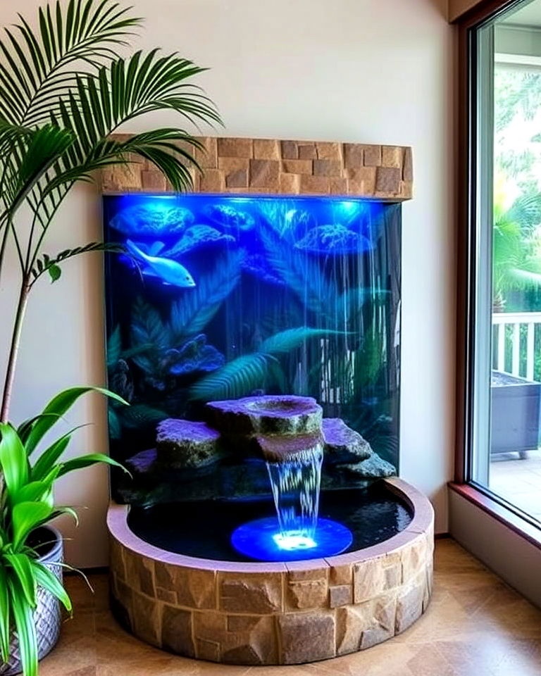 water feature for hawaiian interiors - 15 Hawaiian Interior Design Ideas