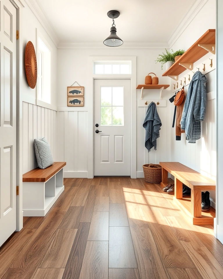 waterproof vinyl plank flooring for mudroom - 15 Mudroom Floor Ideas