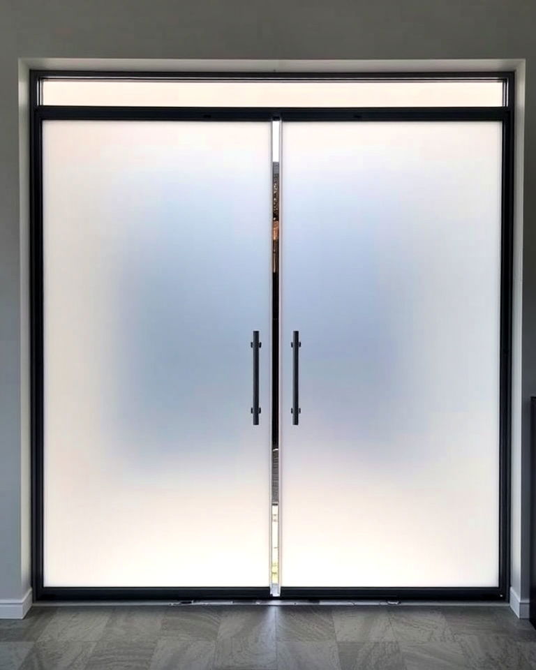 weather resistant frosted acrylic sliding gate - 30 Sliding Gate Design Ideas