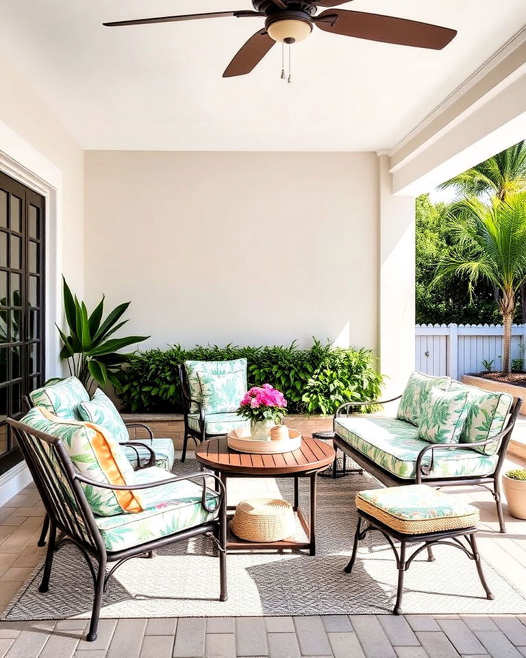weather resistant outdoor furniture - 25 Florida Home Decor Ideas