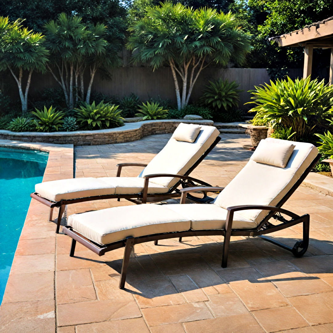 weather resistant reclining chairs - 40 Outdoor Seating Ideas