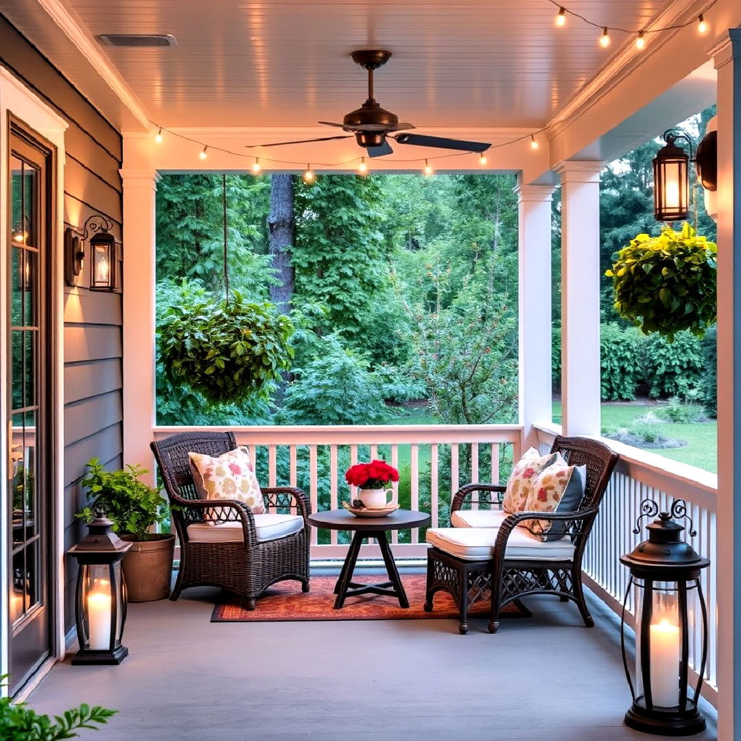 weatherproof lighting fixtures - 35 Three Season Porch Ideas