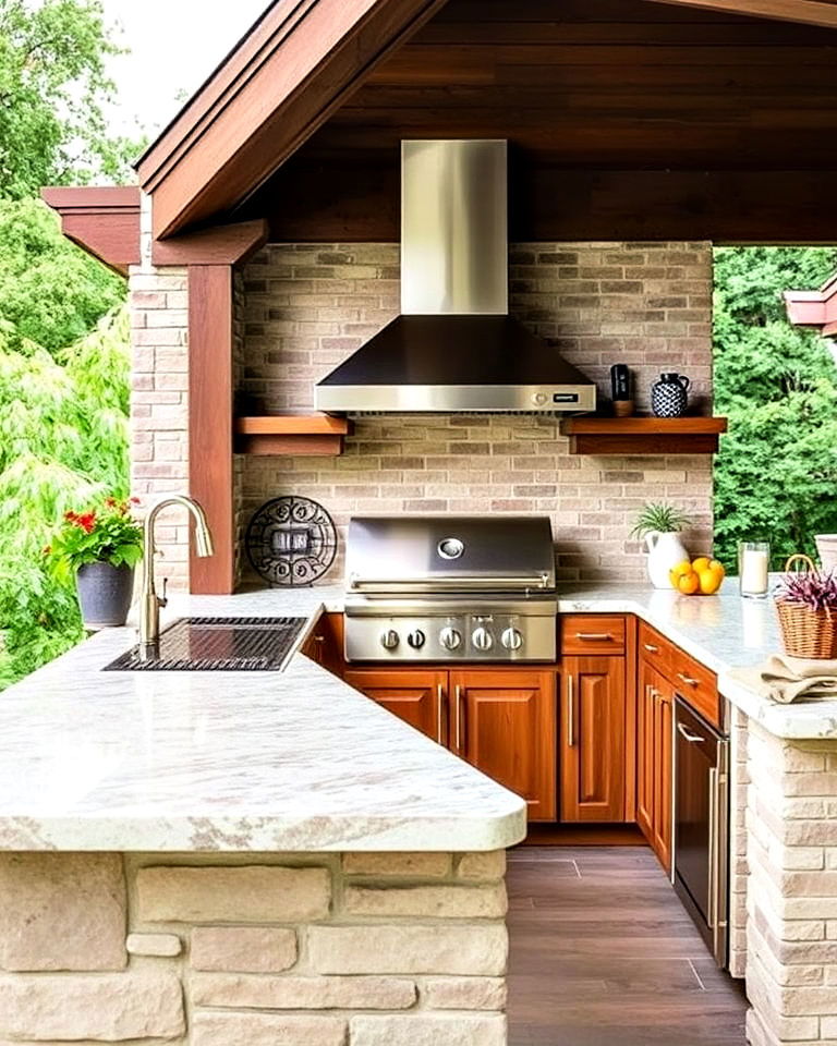 weatherproof materials for summer kitchen - 20 Summer Kitchen Ideas