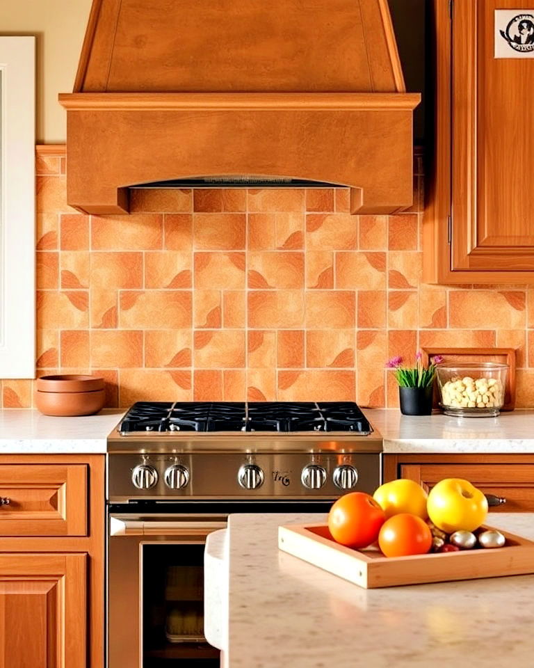 welcoming vibe saltillo tile backsplash - 25 Southwestern Kitchen Ideas