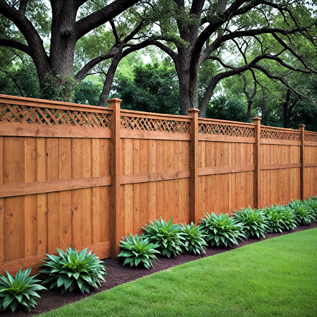 well crafted wooden fence - 40 Hardscaping Ideas