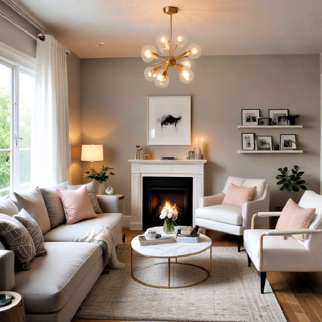 well placed lighting idea - 40 Apartment Decorating Ideas