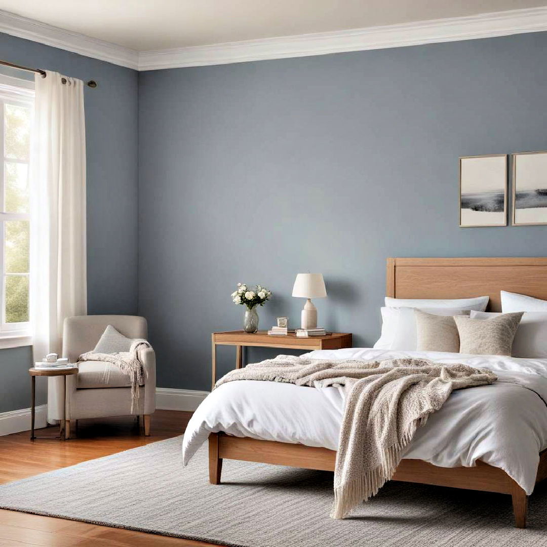 whispering sky paint for bedroom room - 40 Blue-gray Paint Colors