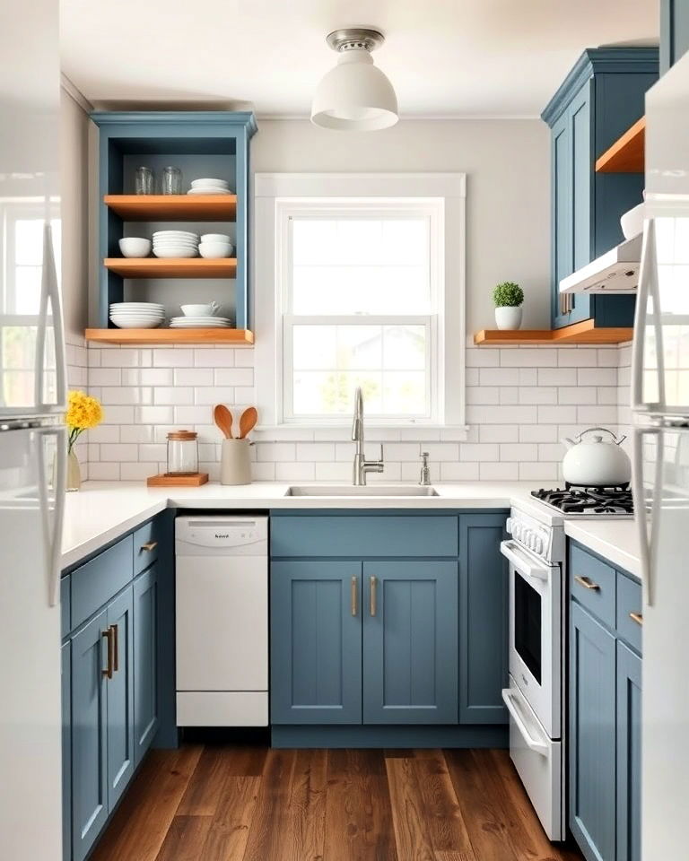 white appliances for small kitchen - 40 Kitchen With White Appliances Ideas