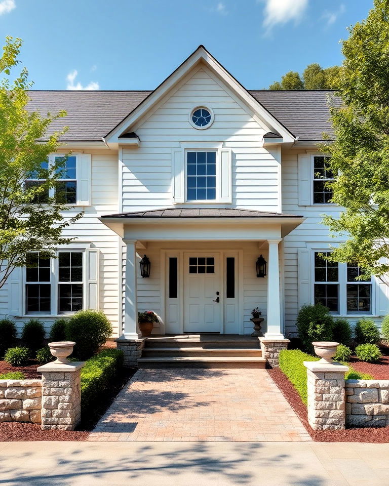 white dove paint color ideas - 25 Off-white Paint Colors for Home Exteriors