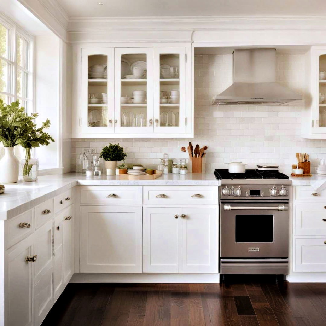 white painted cabinets for kitchen - 40 Painted Kitchen Cabinet Ideas
