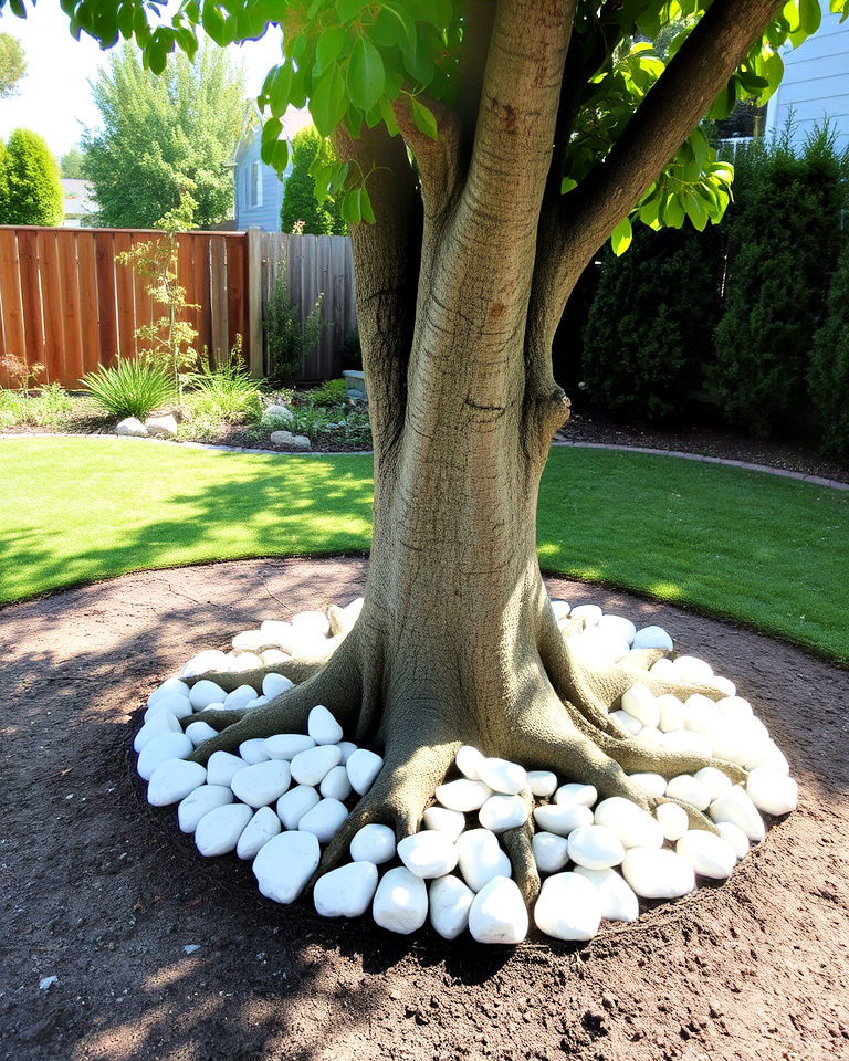 white rock meditation space ideas 1 - 25 White Rock Landscaping Ideas
