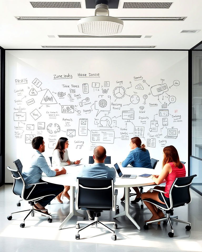 whiteboard wall for conference room - 25 Conference Room Design Ideas and Inspiration