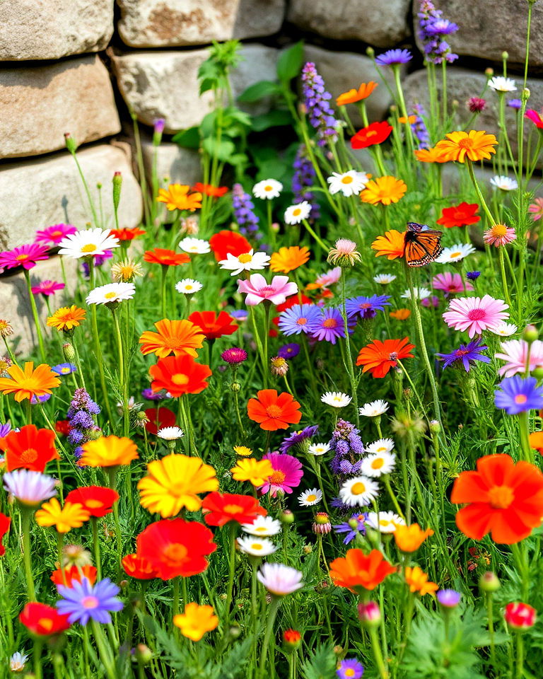 wildflower meadow corner for whimsical touch - 20 Fairytale Garden Ideas