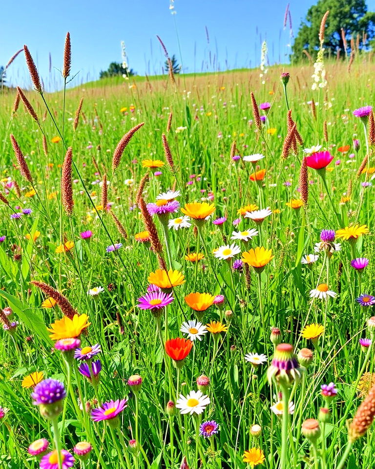 wildflower meadows for rustic landscaping - 30 Rustic Landscaping Ideas