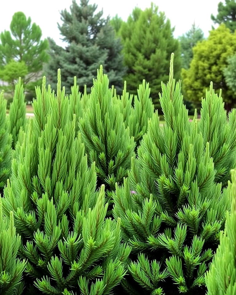 windbreak trees to enhance privacy - 30 Ranch House Landscaping Ideas