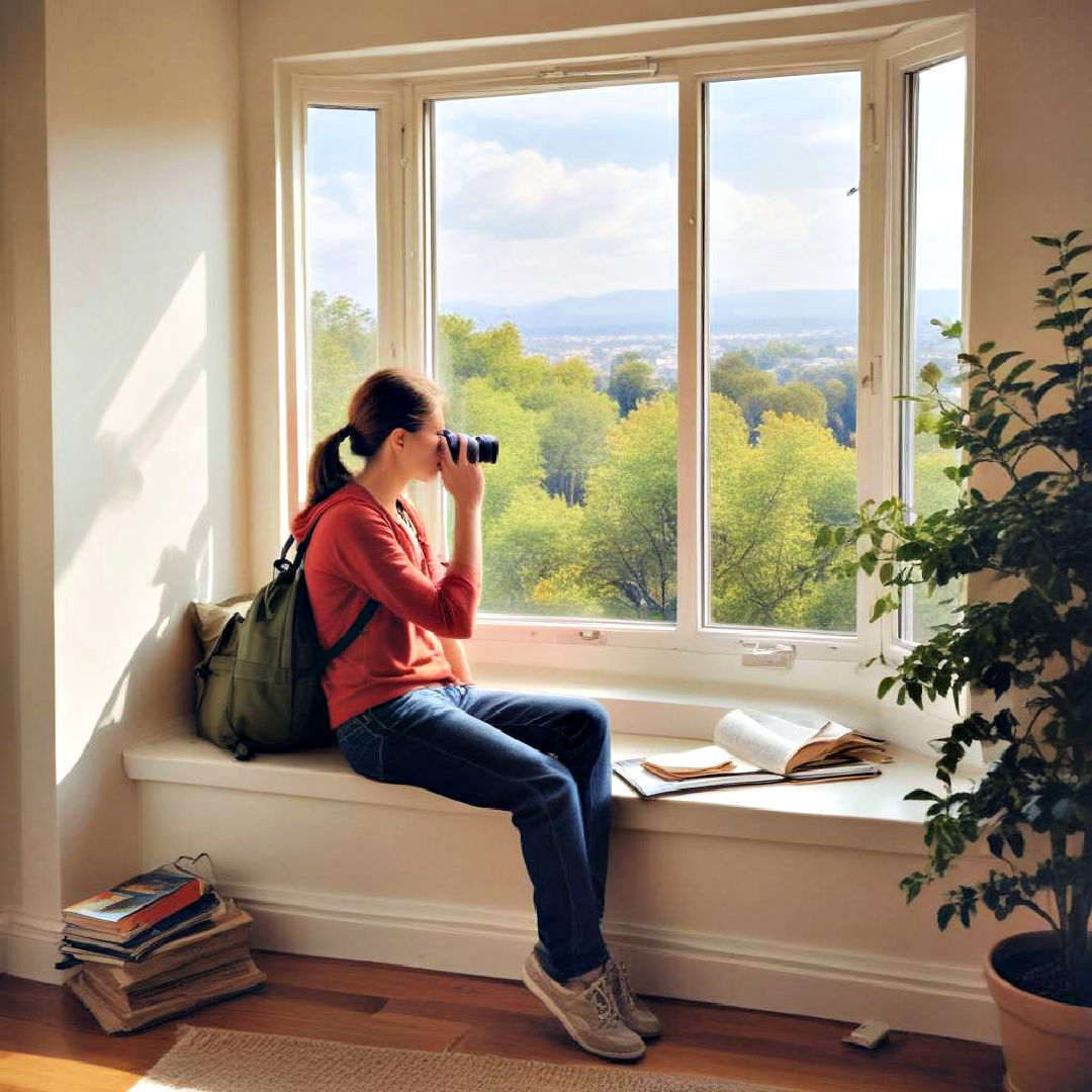 window seat as bird watching spot - 40 Window Seat Ideas