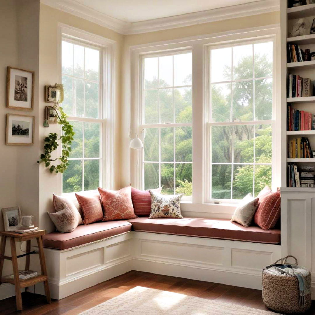 window seat as creative corner - 40 Window Seat Ideas