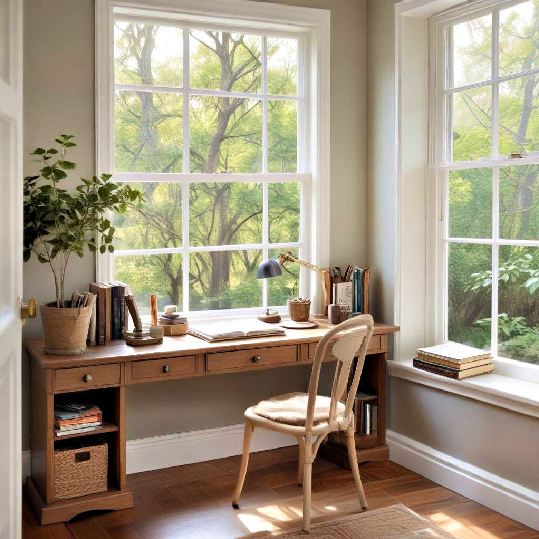 window seat as creative writing desk - 40 Window Seat Ideas