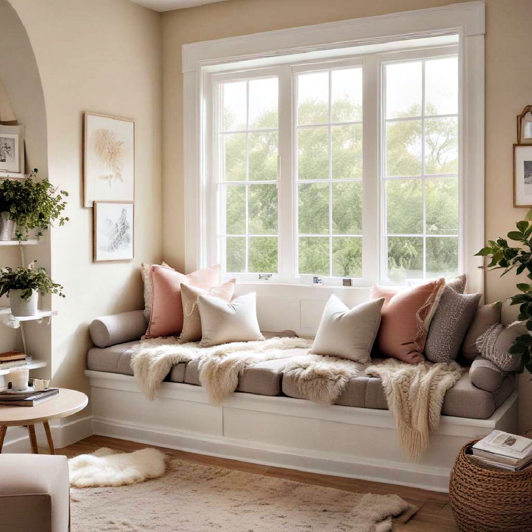 window seat as relaxation lounge - 40 Window Seat Ideas