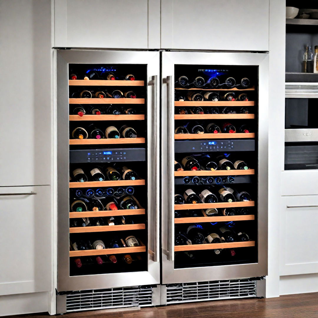 wine refrigerator for modern kitchen - 40 Modern Kitchen Ideas