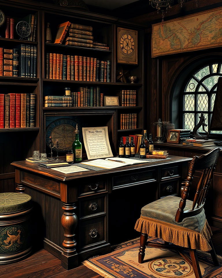 wizards study ideas - 20 Fantasy Bedroom Ideas