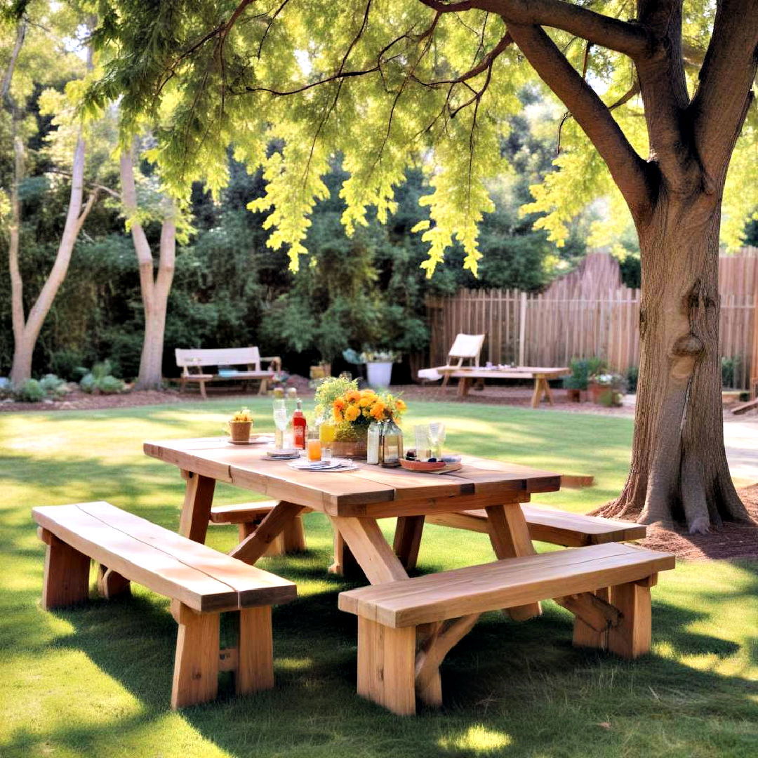 wonderful place for outdoor dining - 40 Backyard Ideas