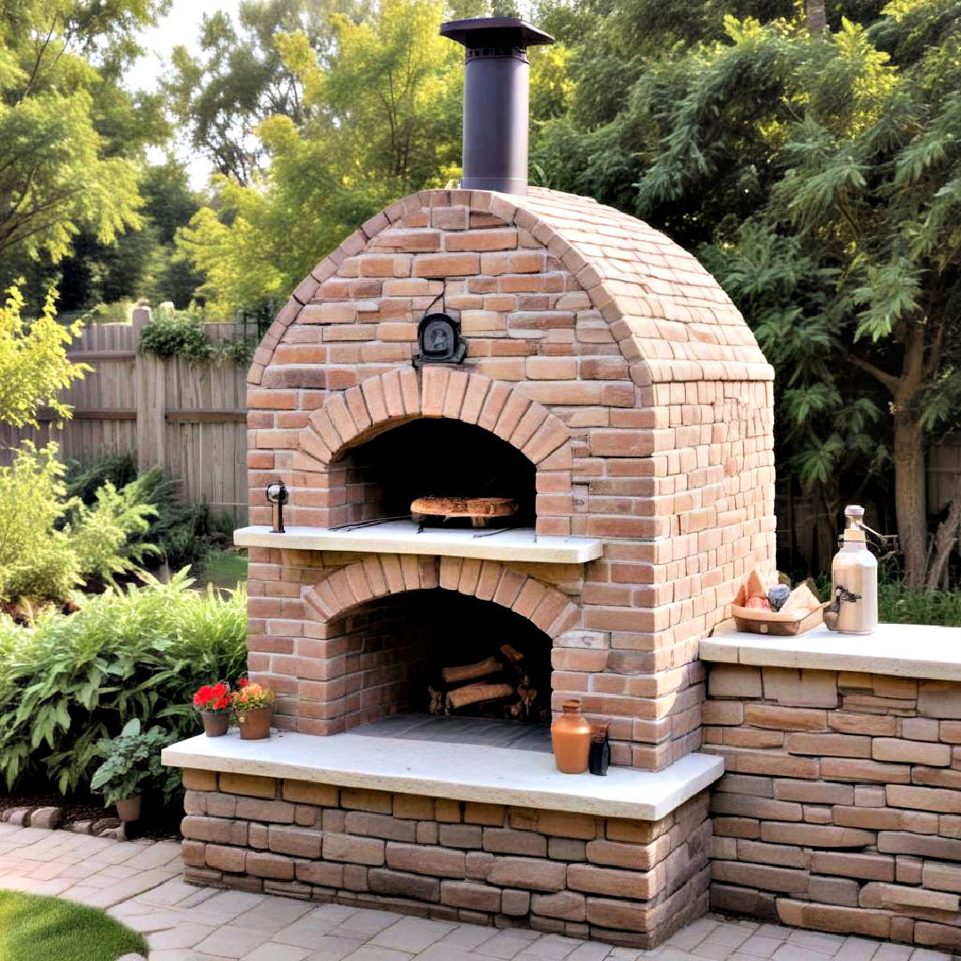 wood fired pizza oven - 40 Hardscaping Ideas