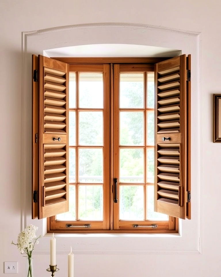 wooden shutters for rustic italian aesthetic - 20 Rustic Italian Decor Ideas