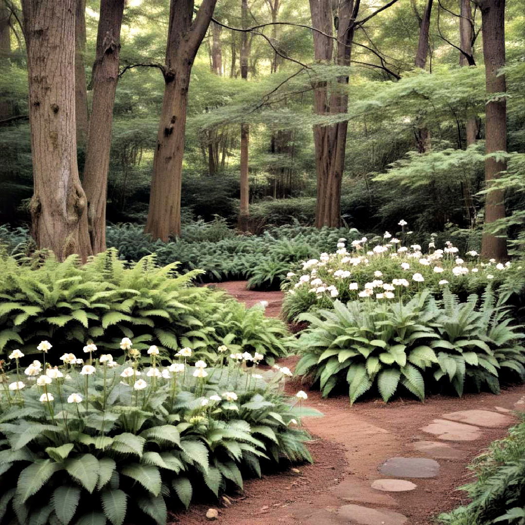 woodland garden ideal for large properties - 30 Flower Garden Ideas