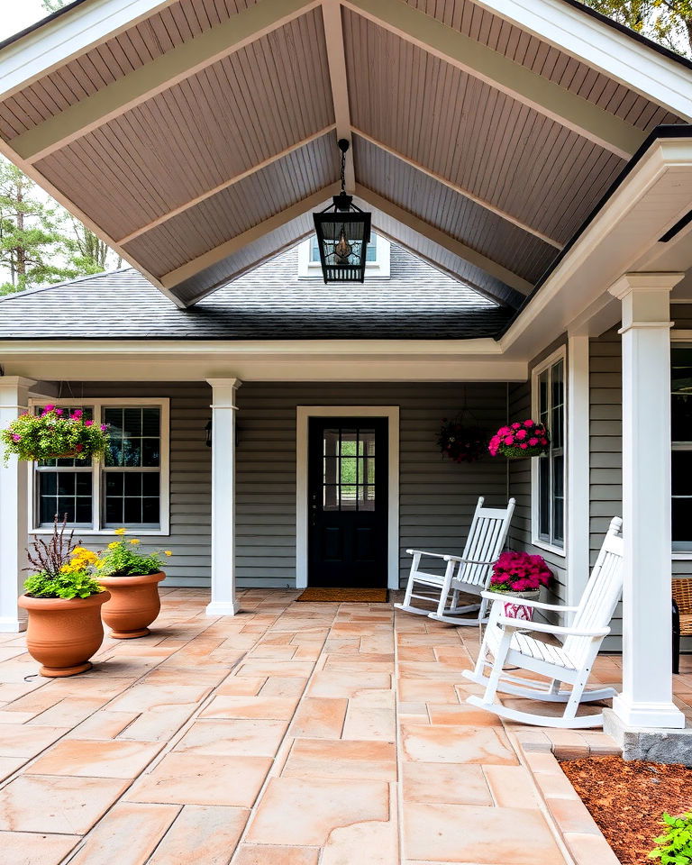 wraparound porch for timeless appeal - 30 Ranch House Landscaping Ideas