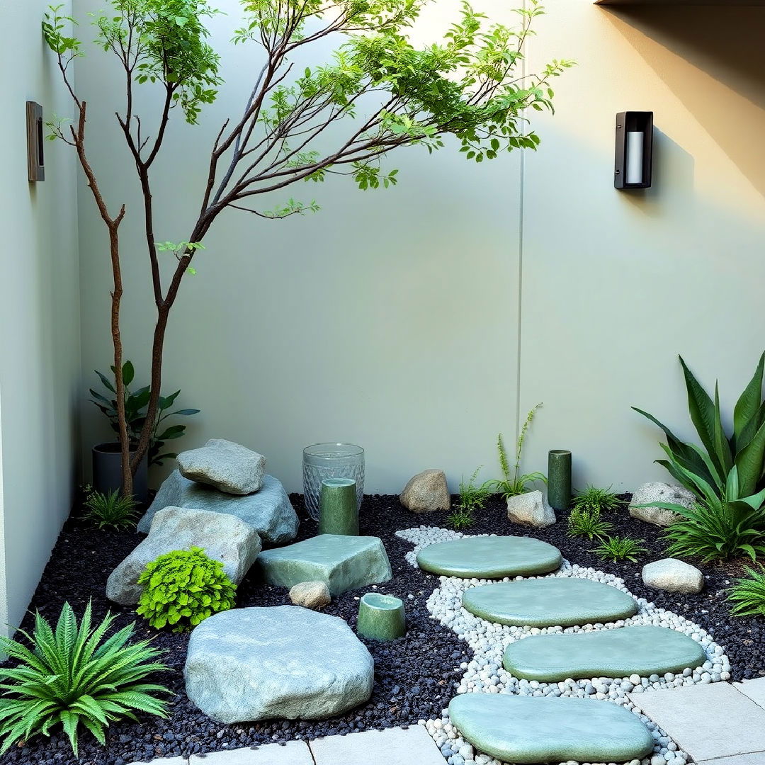 zen entry garden - 40 Sage Green Paint Color Ideas