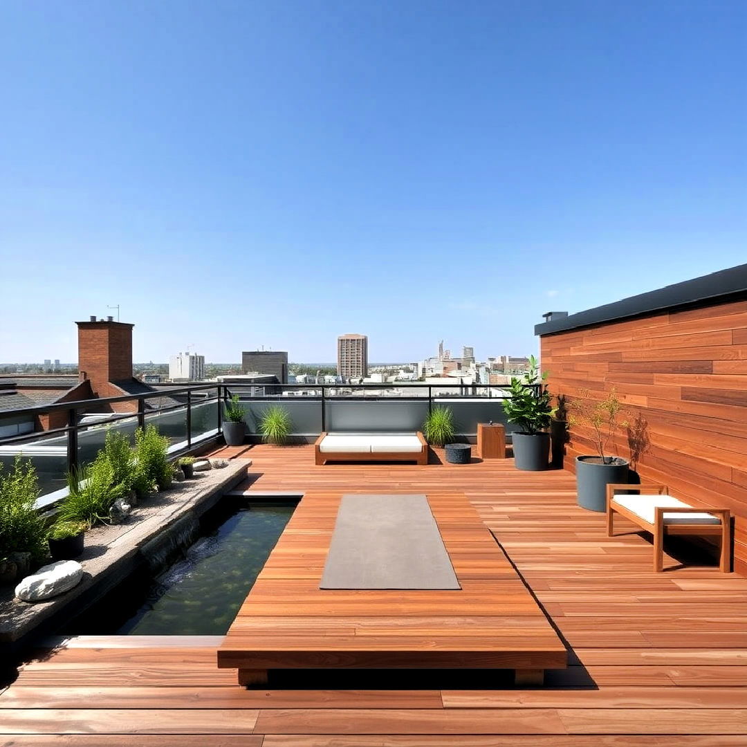 zen inspired rooftop deck - 40 Rooftop Deck Ideas