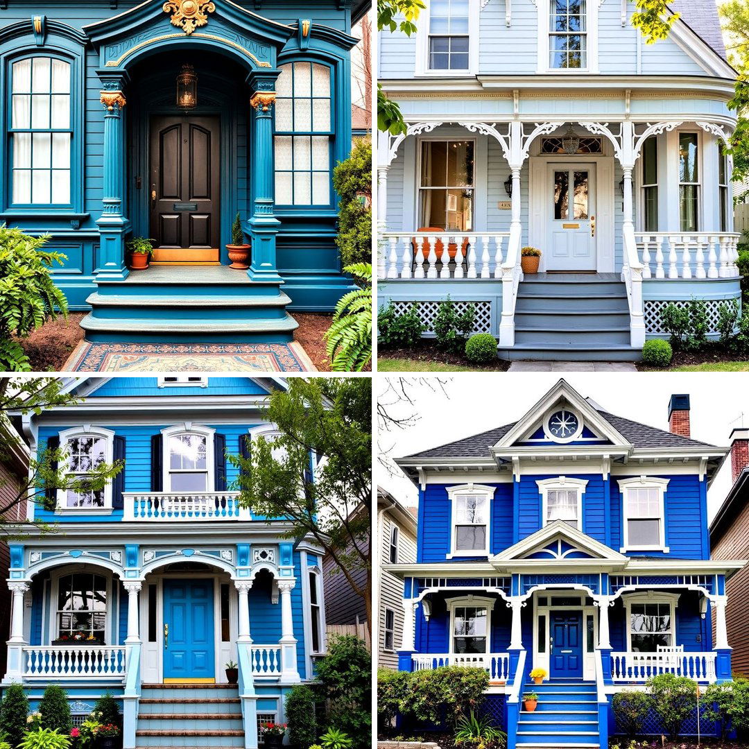 15 Blue Victorian House Colors for Timeless Charm