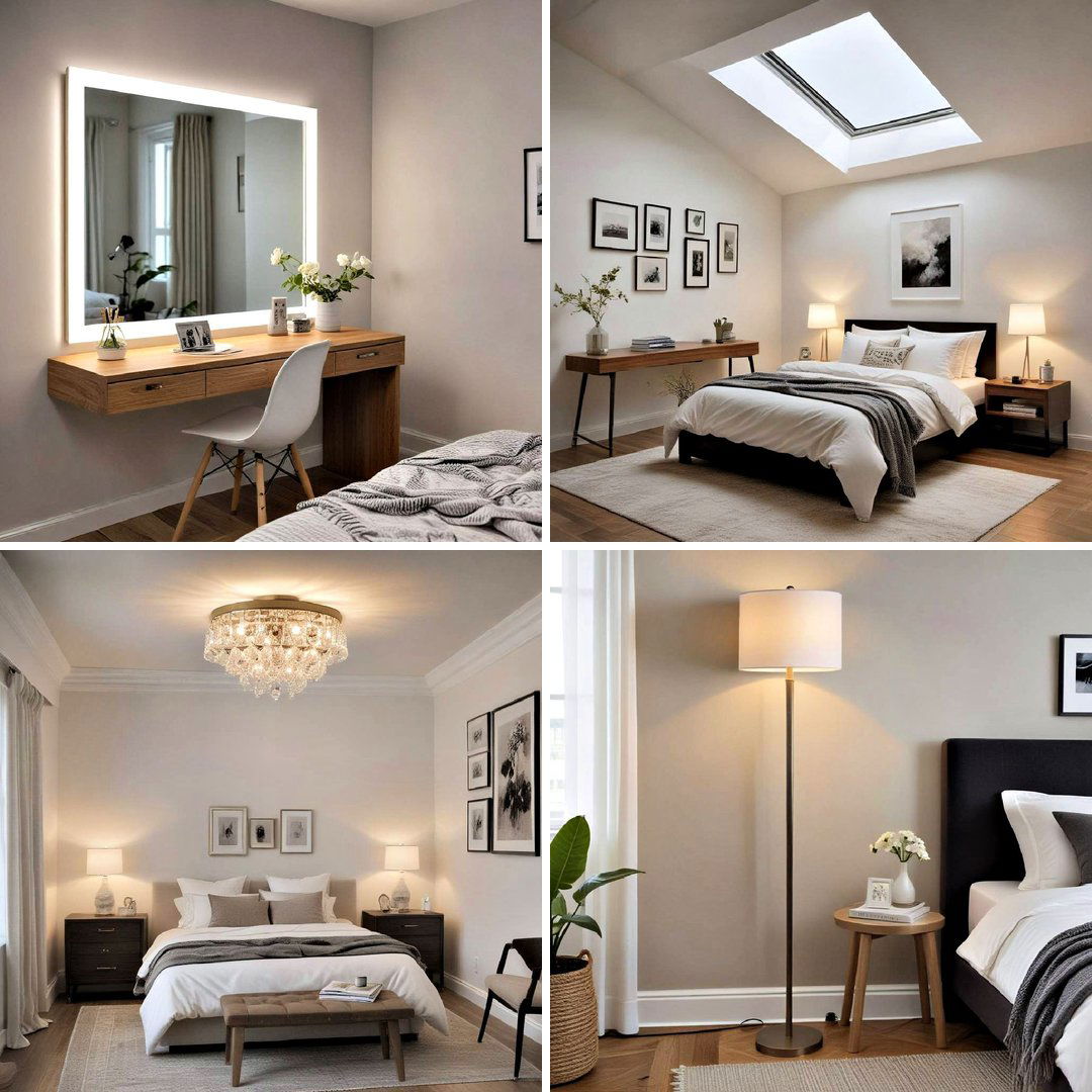 15 Bright Small Bedroom Lighting Ideas for Ambiance