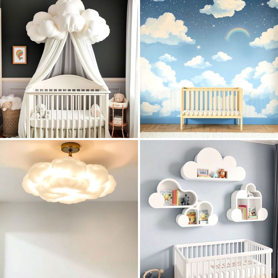 15 Cloud-Themed Nursery Ideas for a Dreamy Baby Room