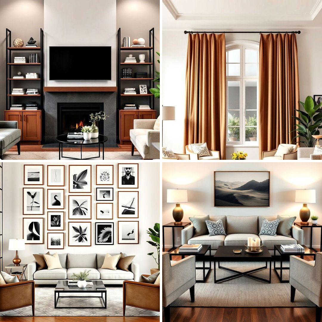 15 Elegant Symmetrical Living Room Ideas for Balance