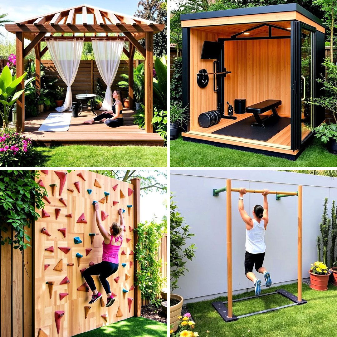 15 Garden Gym Ideas for Your Outdoor Fitness Space