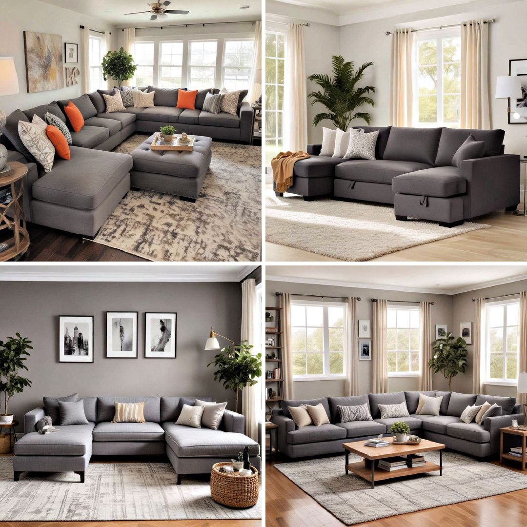 15 Grey Sectional Living Room Ideas for Modern Homes
