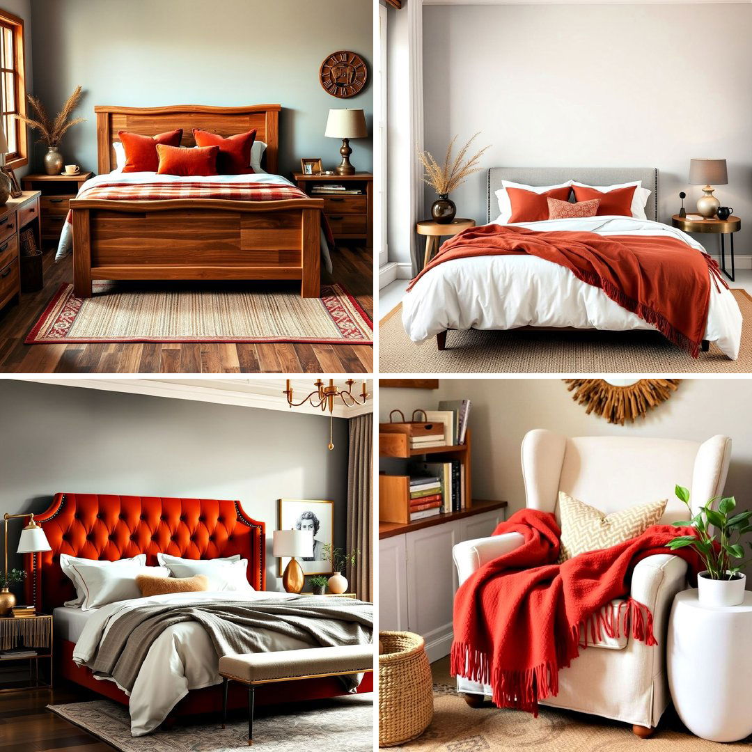 15 Rust Bedroom Ideas for a Warm and Cozy Ambiance