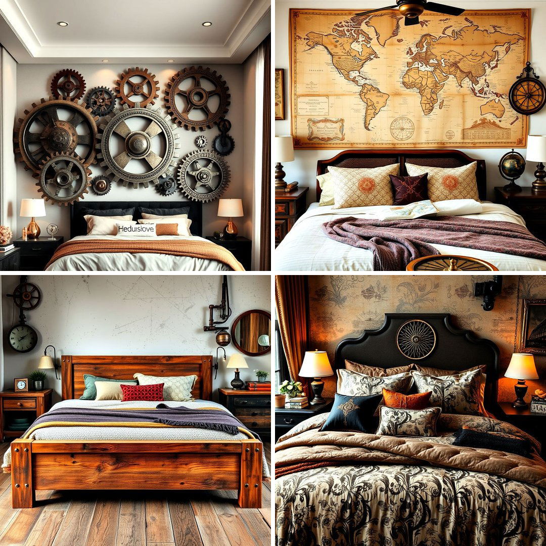15 Steampunk Bedroom Ideas for a Unique Industrial Look