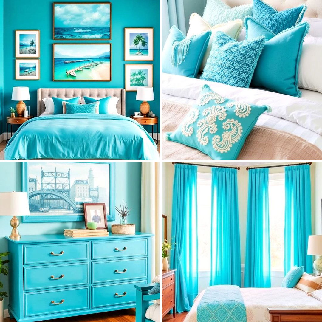 15 Stunning Turquoise Bedroom Ideas for a Fresh Look